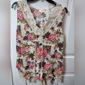 Floral dress top